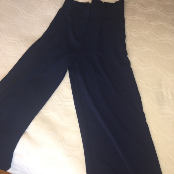 Wilfred Pants - Wide leg blue pants